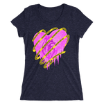 Ladies' Pink Cold Heart T-Shirts (Premium)