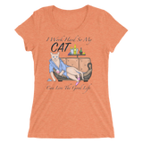 Ladies' Spoiled Brown Cat #1 T-Shirts (Premium)